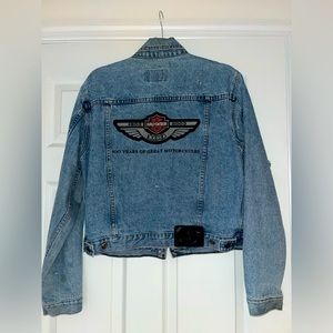 Harley Davidson 100 Year Anniversary Denim Jacket
